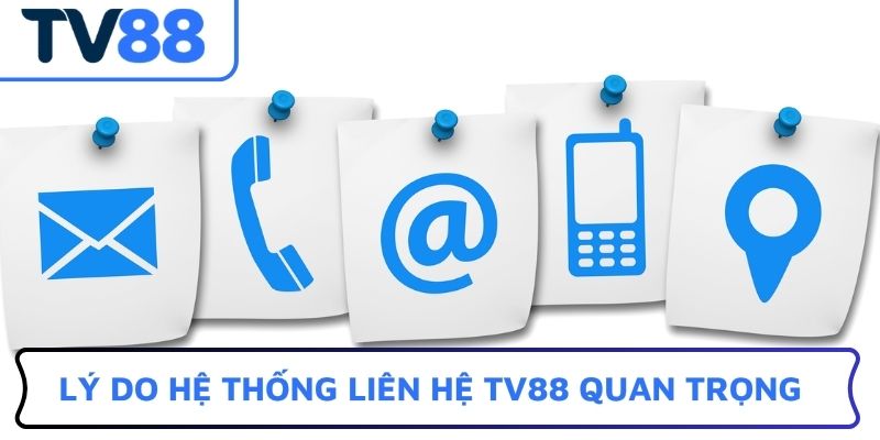 Lý do hệ thống liên hệ TV88 quan trọng